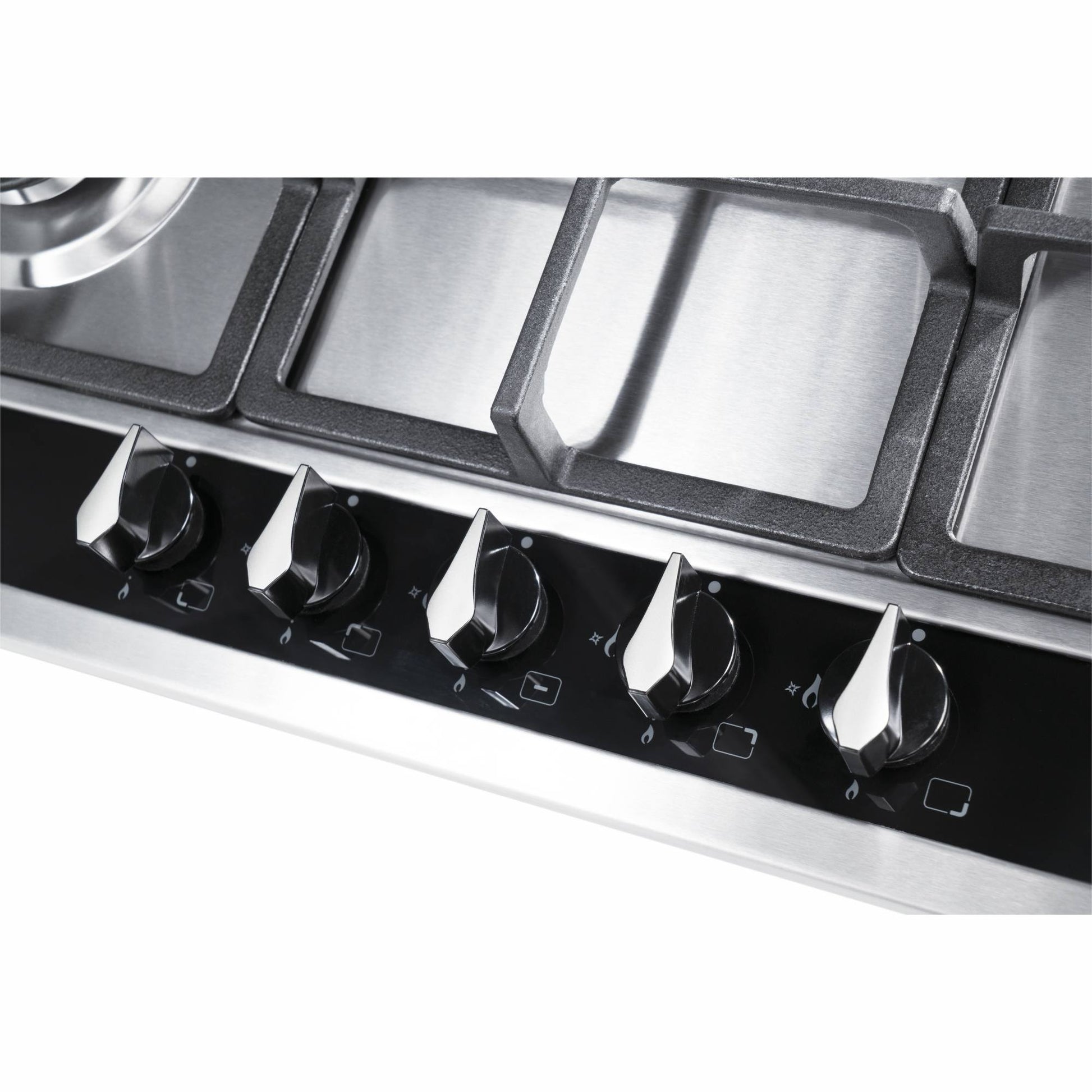 CDA HG7351SS 70cm 5 Burner Gas Hob with Wok Burner