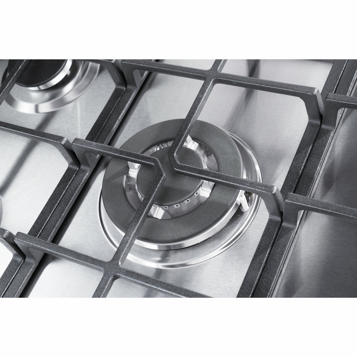 CDA HG7351SS 70cm 5 Burner Gas Hob with Wok Burner