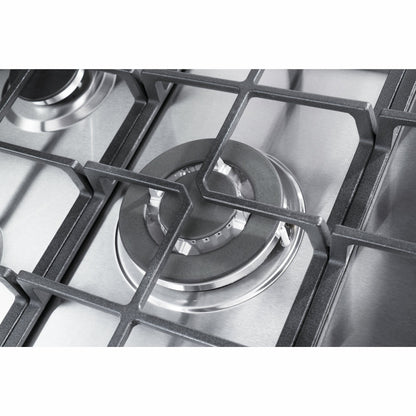 CDA HG7351SS 70cm 5 Burner Gas Hob with Wok Burner