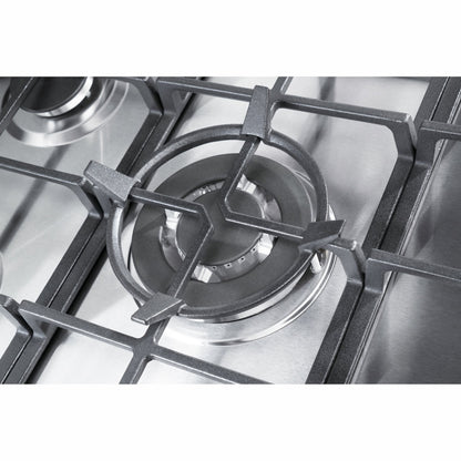 CDA HG7351SS 70cm 5 Burner Gas Hob with Wok Burner