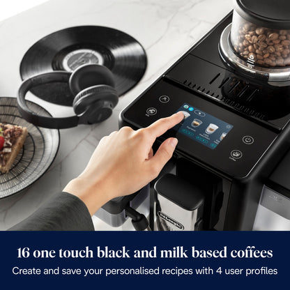De'Longhi Rivelia EXAM440.55.B Bean to Cup Coffee Machine 19 Bar Pressure