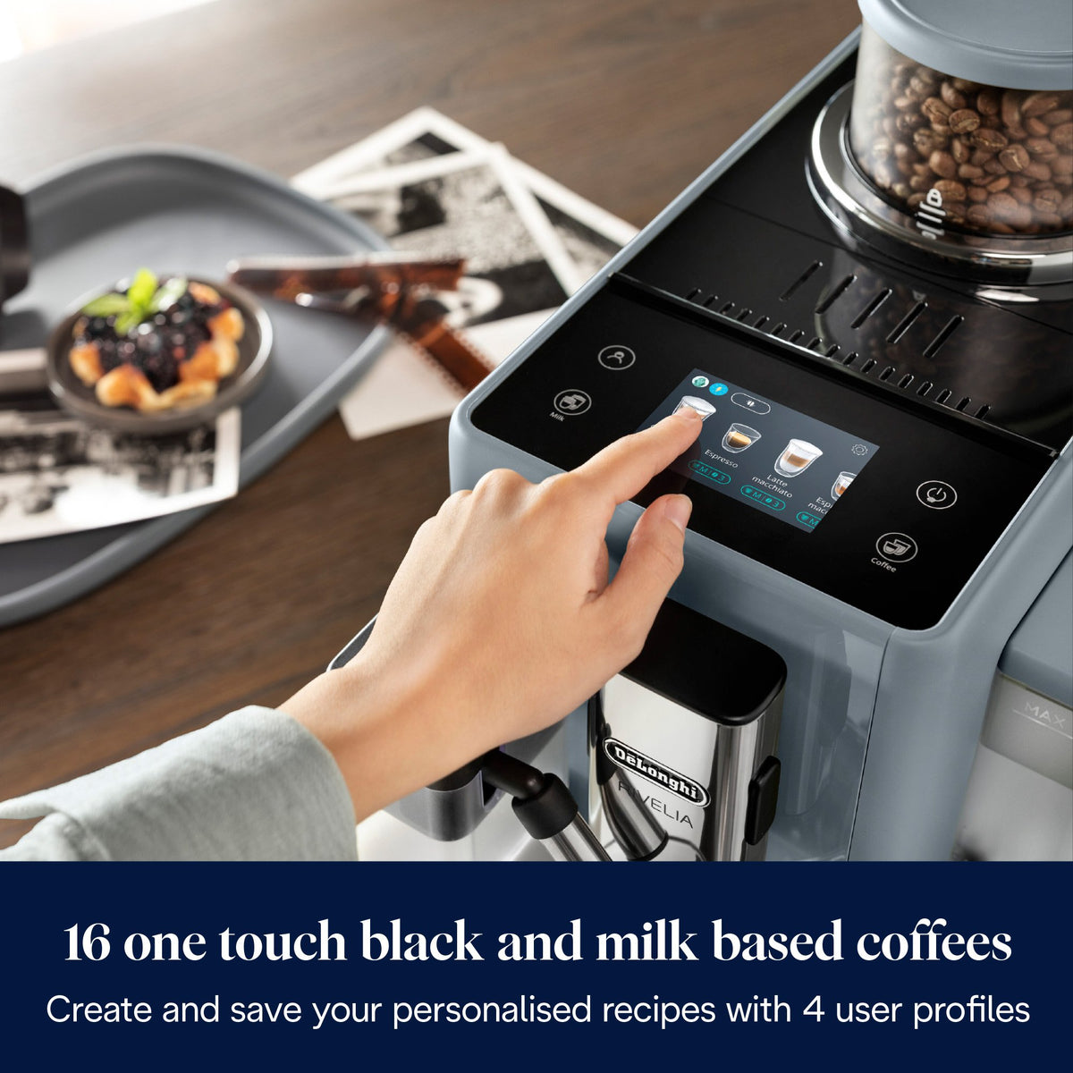 De'Longhi Rivelia EXAM440.55.G Bean to Cup Coffee Machine - Grey
