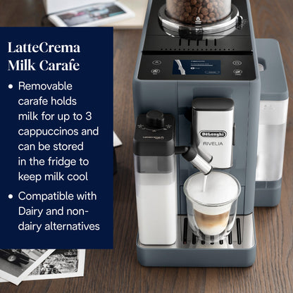 De'Longhi Rivelia EXAM440.55.G Bean to Cup Coffee Machine - Grey
