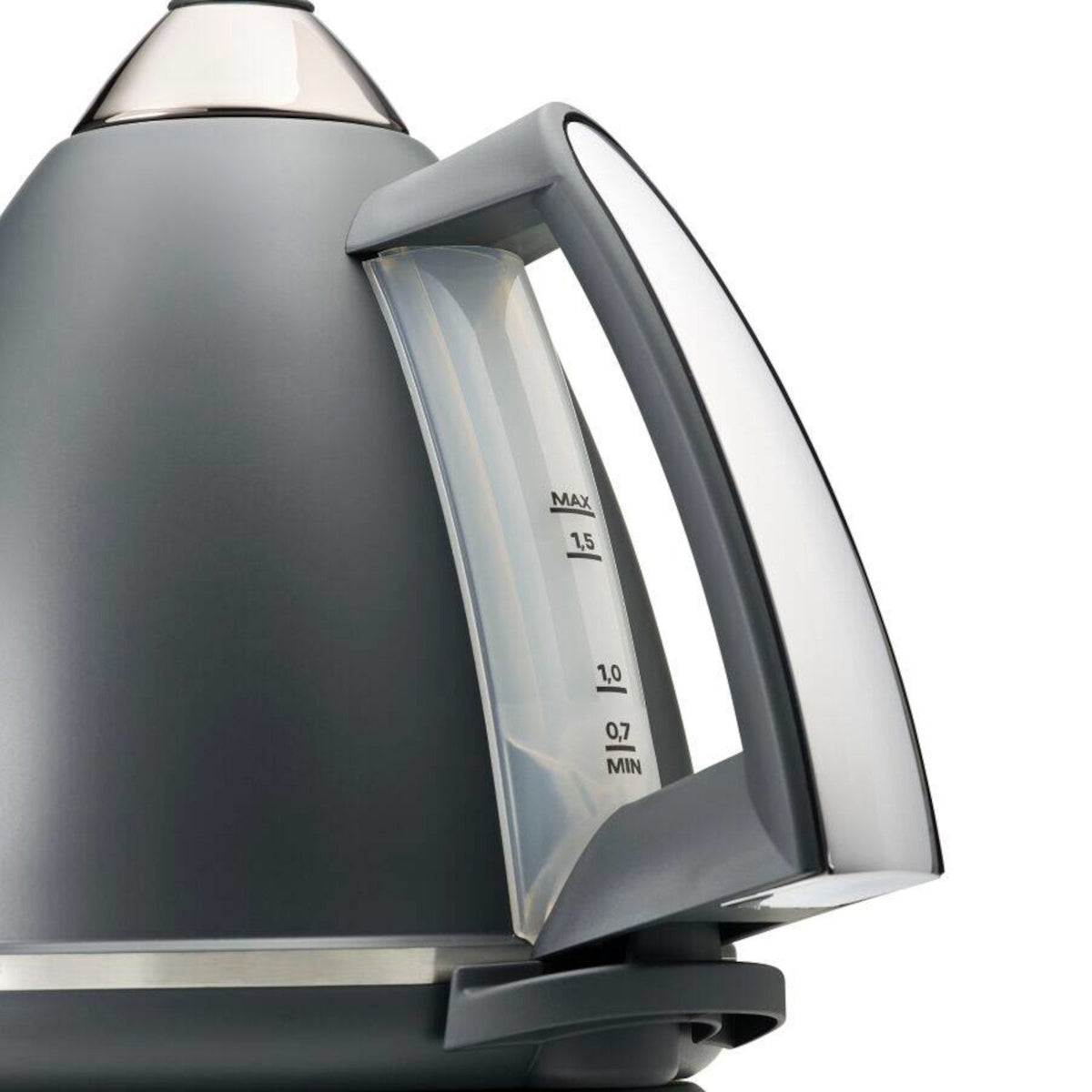 De'Longhi KBX3016.GY Argento 1.7L 3000W Cordless Kettle - Grey