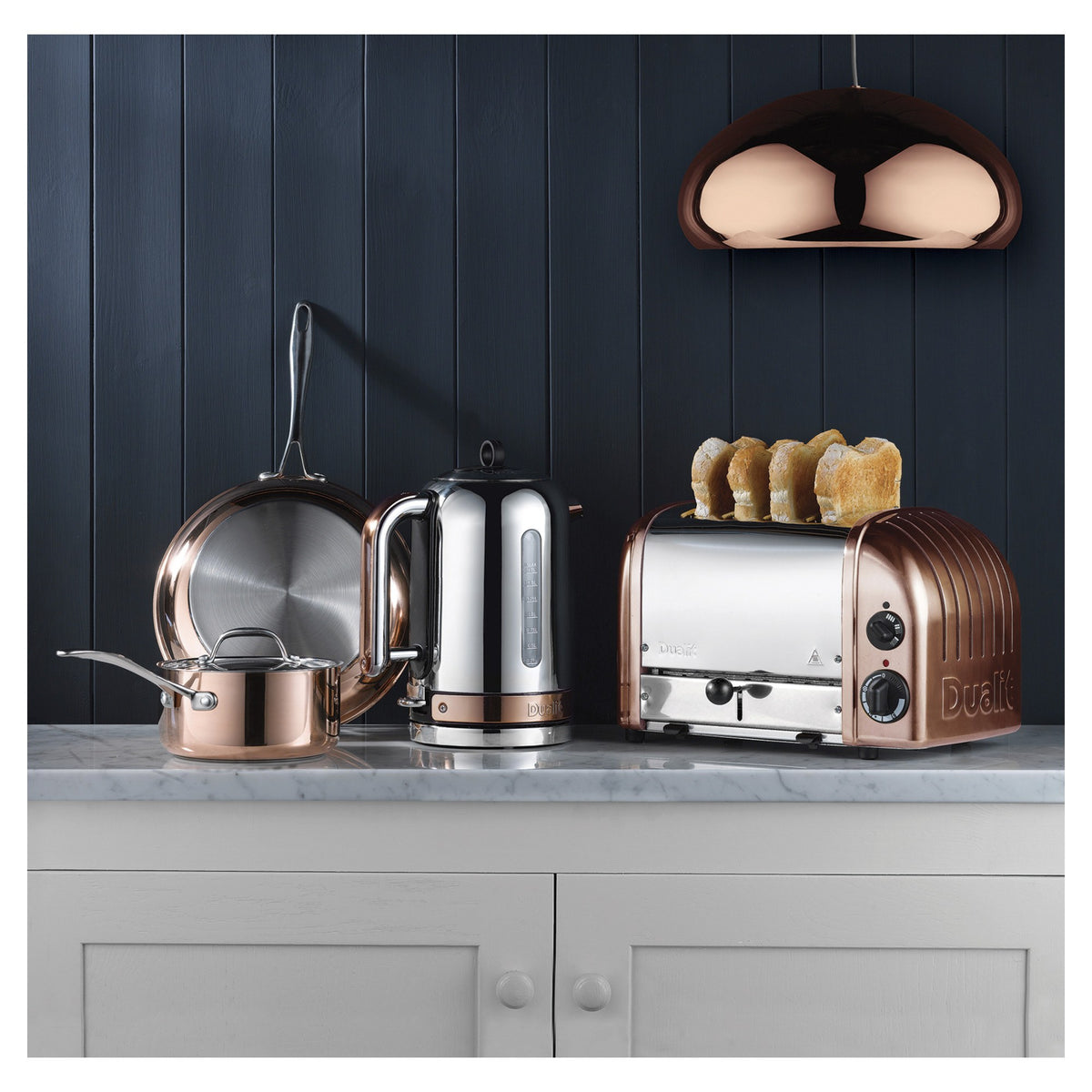 Dualit Classic 1.7L Kettle, Copper - 72820
