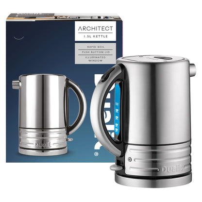 Dualit Architect 1.5L Kettle, Brushed - 72905
