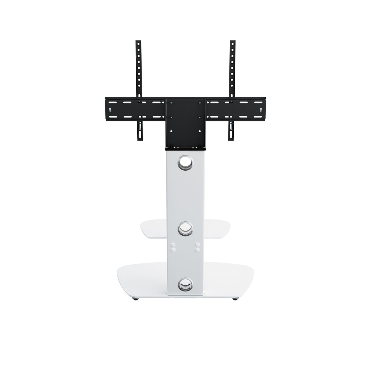 AVF Lucerne 70cm Curved Pedestal TV Stand - Stain White - FSL700LUCSWW