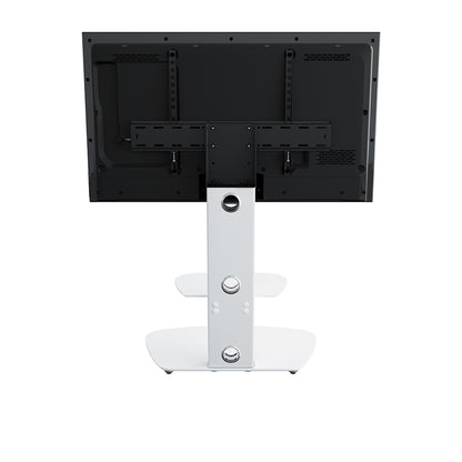 AVF Lucerne 70cm Curved Pedestal TV Stand - Stain White - FSL700LUCSWW