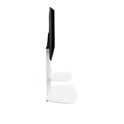 AVF Lucerne 70cm Curved Pedestal TV Stand - Stain White - FSL700LUCSWW