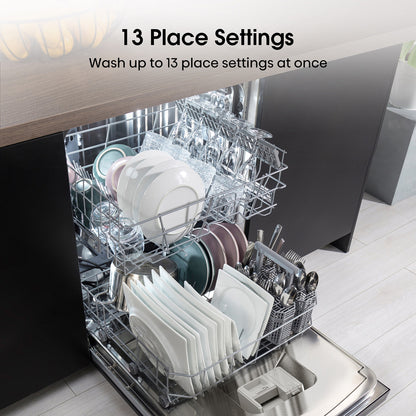Hisense Hi4 Freestanding Full-Sized Dishwasher - HS622E90BUK