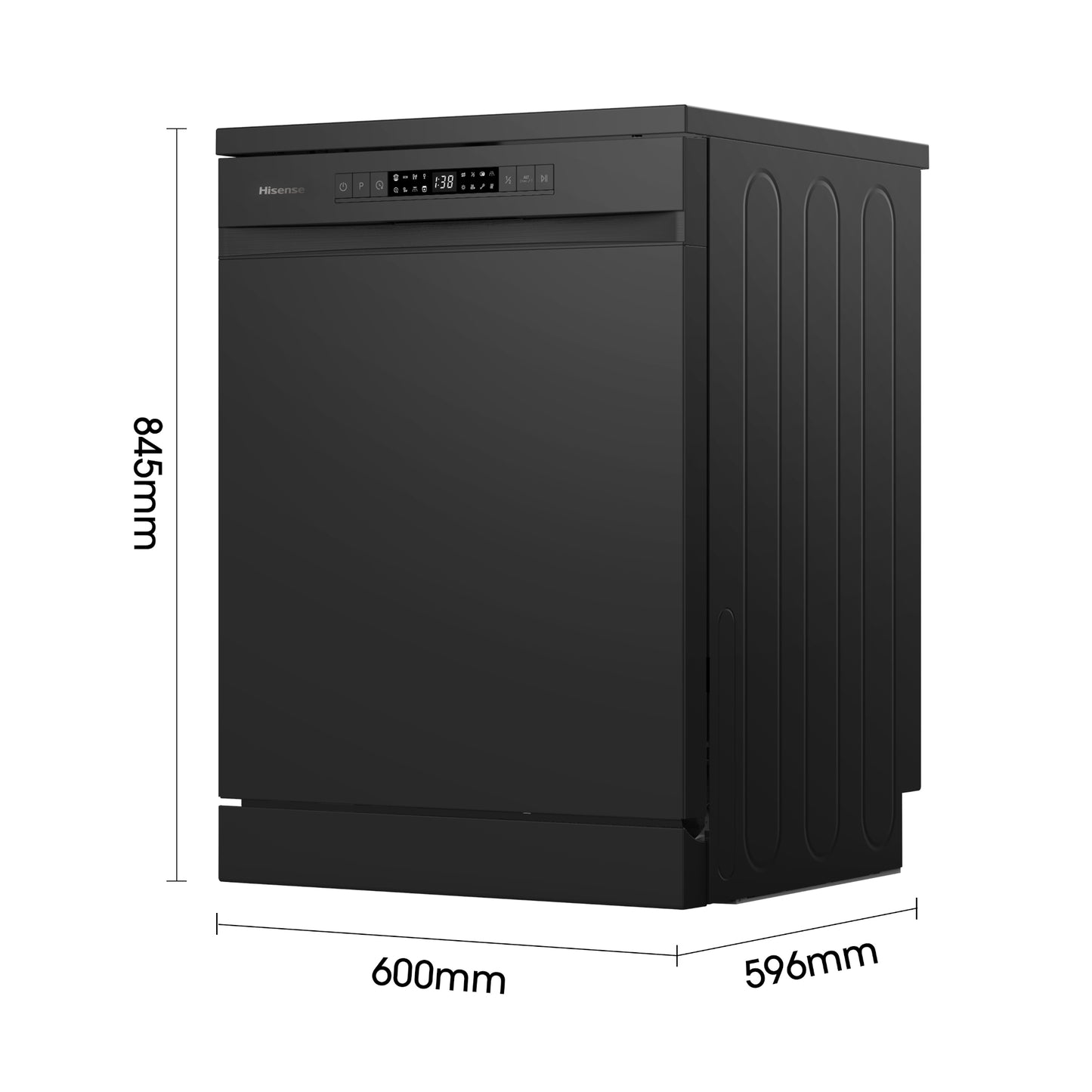 Hisense Hi4 Freestanding Full-Sized Dishwasher - HS622E90BUK