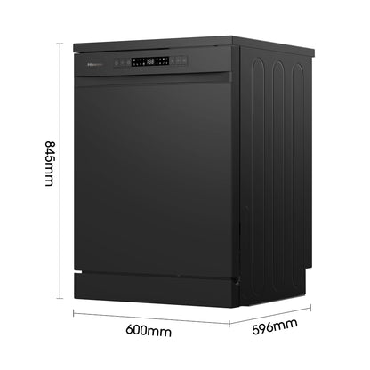 Hisense Hi4 Freestanding Full-Sized Dishwasher - HS622E90BUK