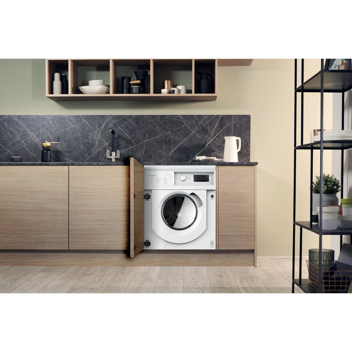 Hotpoint BI WMHG 71483 UK N 7kg 1400rpm Built-In Washing Machine
