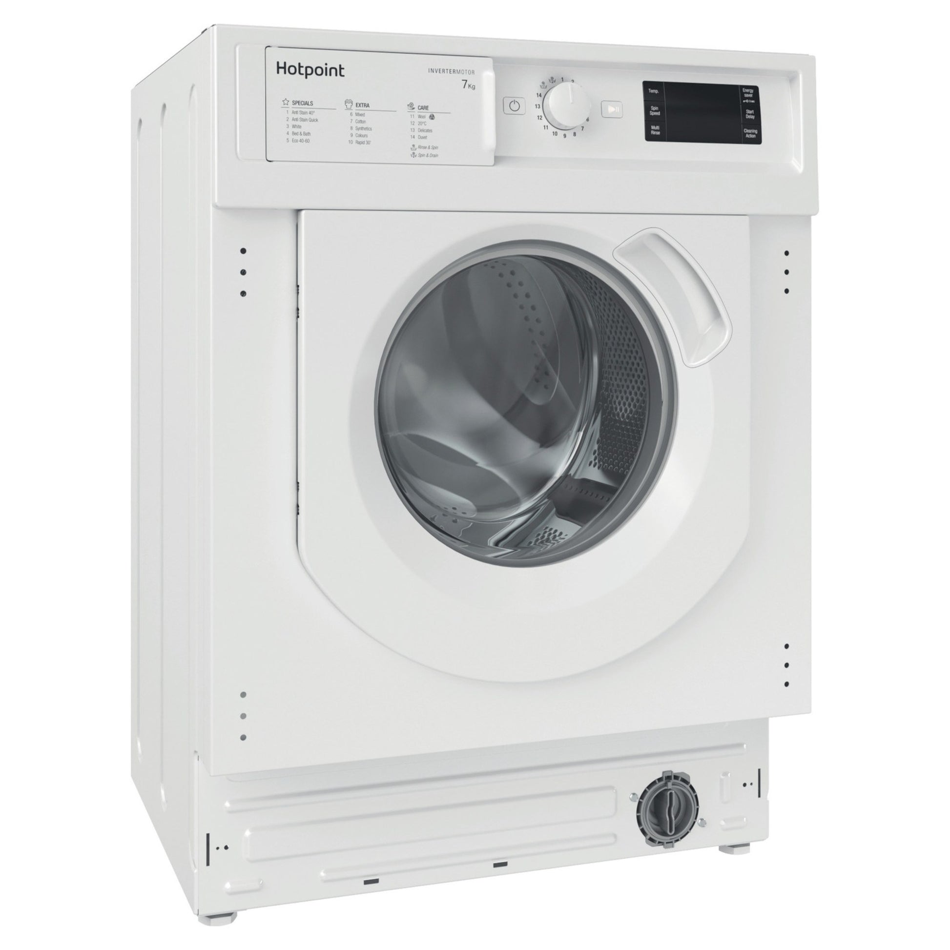Hotpoint BI WMHG 71483 UK N 7kg 1400rpm Built-In Washing Machine