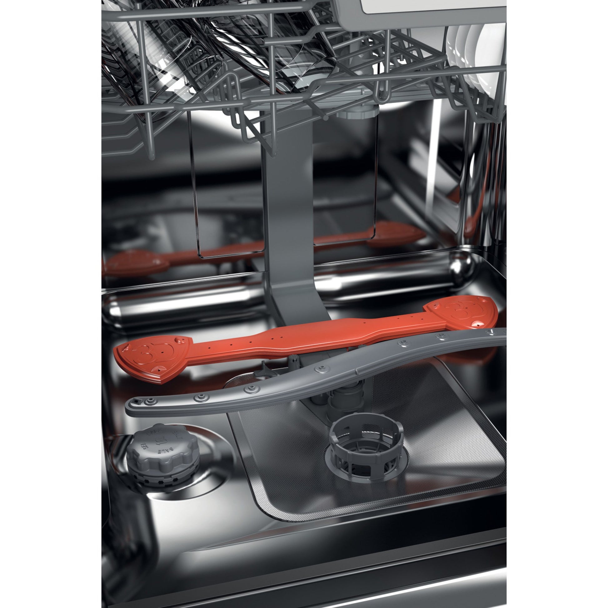 Hotpoint Freestanding Full-Sized Dishwasher - HFC 3C26 W C UK