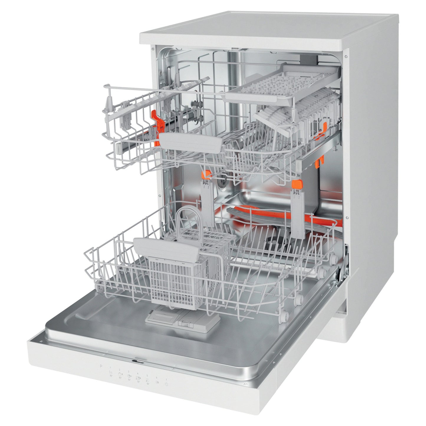 Hotpoint Freestanding Full-Sized Dishwasher - HFC 3C26 W C UK