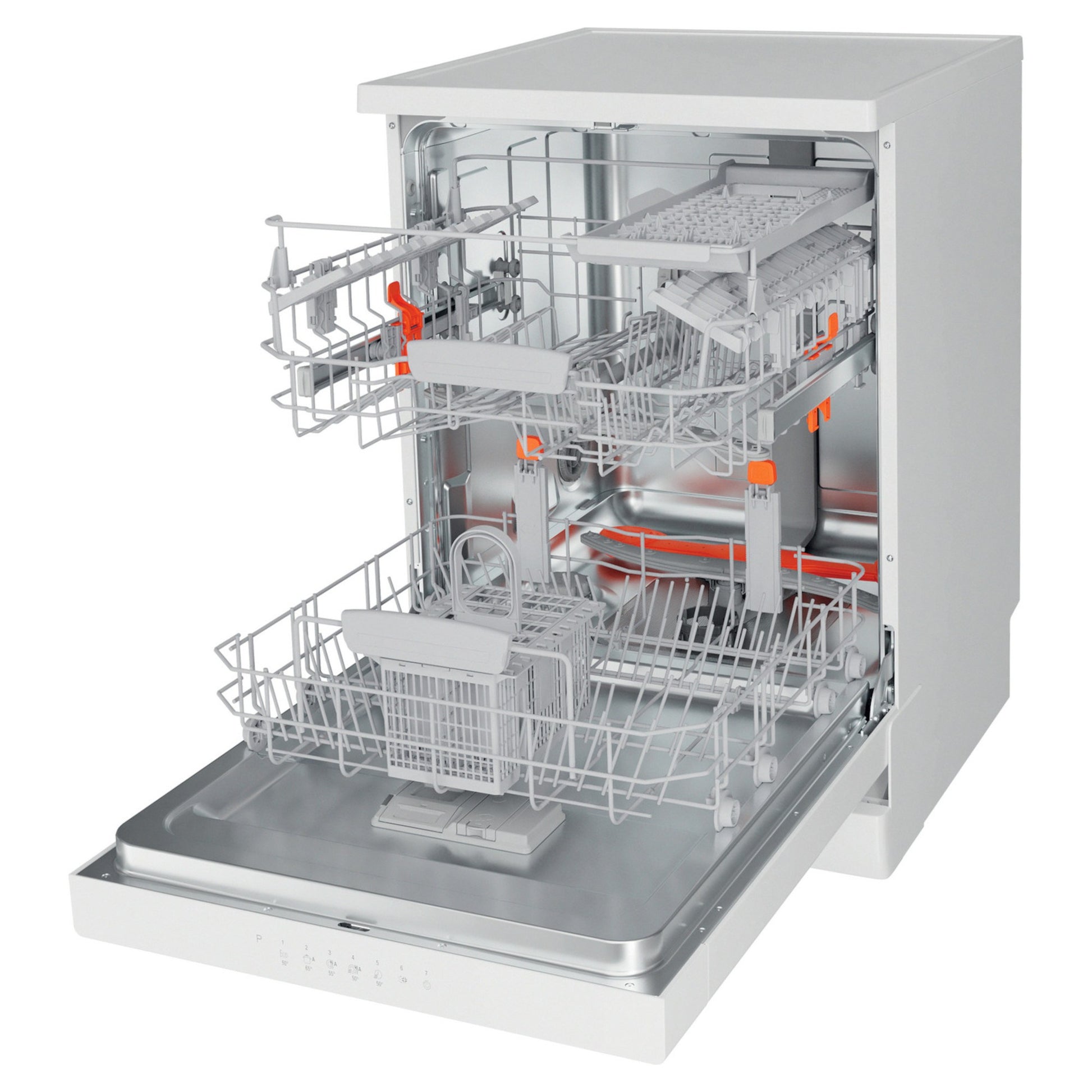 Hotpoint Freestanding Full-Sized Dishwasher - HFC 3C26 W C UK