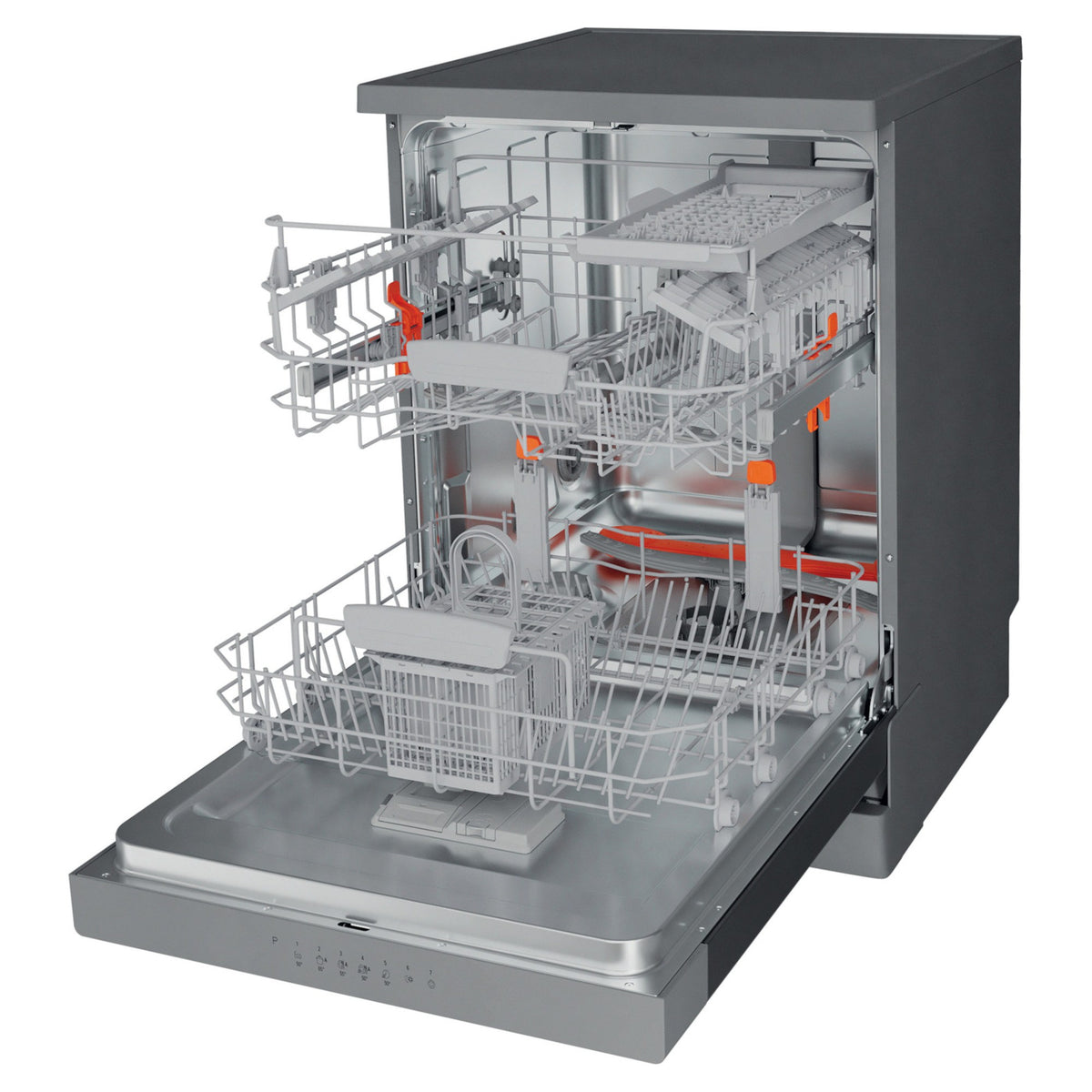 Hotpoint Freestanding Full-Sized Dishwasher - HFC 3C26 WC X UK