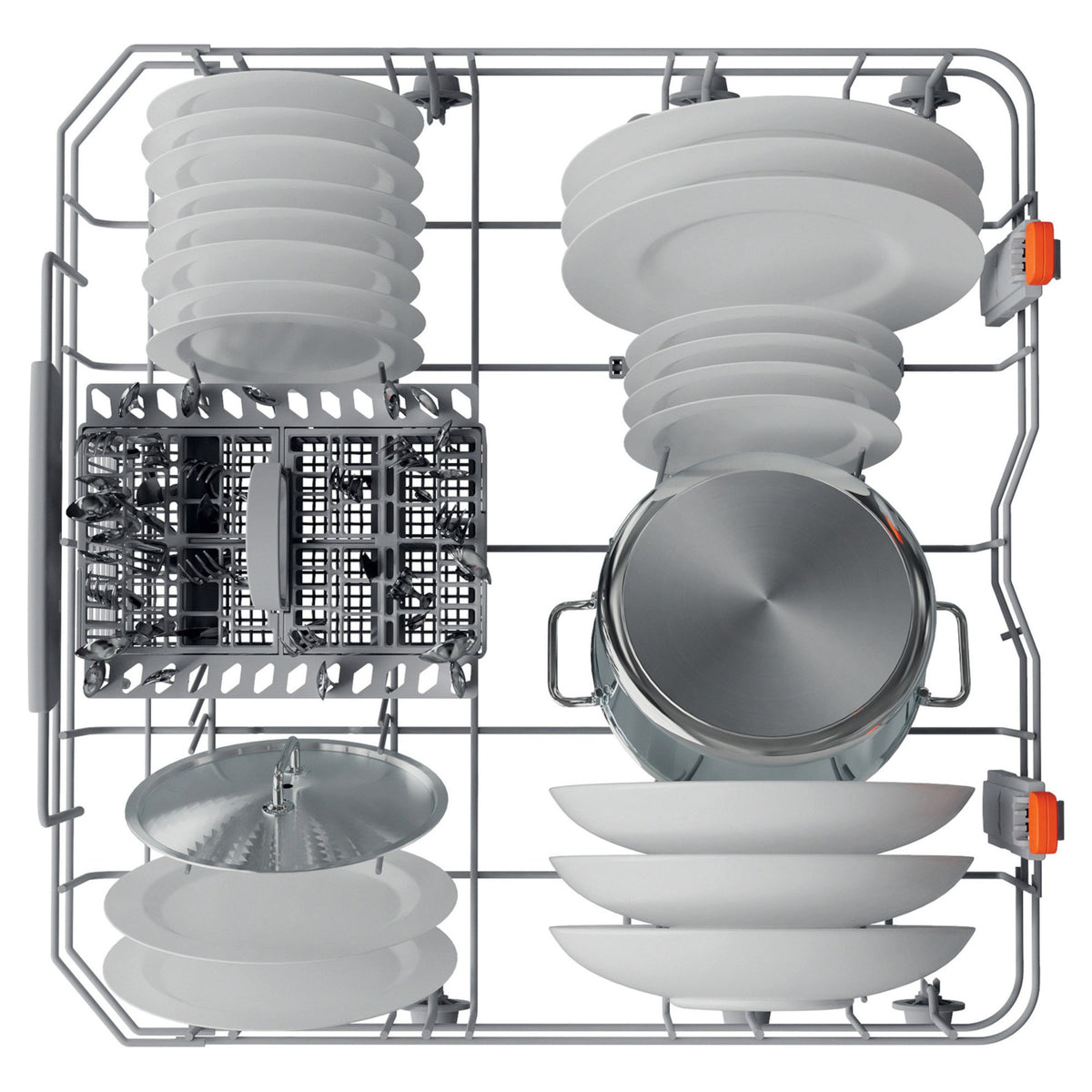 Hotpoint Freestanding Full-Sized Dishwasher - HFC 3C26 WC X UK