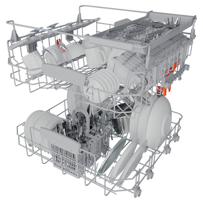 Hotpoint Freestanding Full-Sized Dishwasher - HFC 3C26 WC X UK