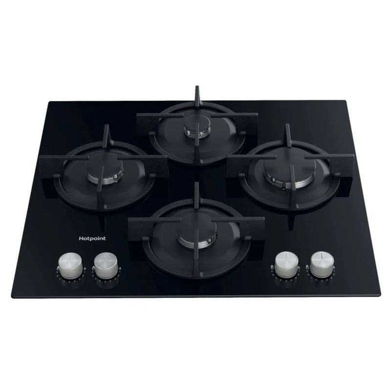 Hotpoint HGS 61S BK 60cm 4 Burner Gas Hob - Black