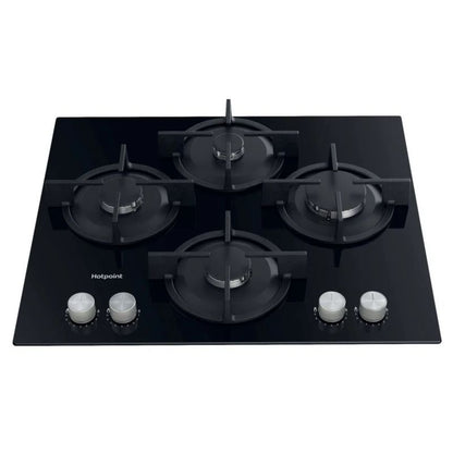 Hotpoint HGS 61S BK 60cm 4 Burner Gas Hob - Black