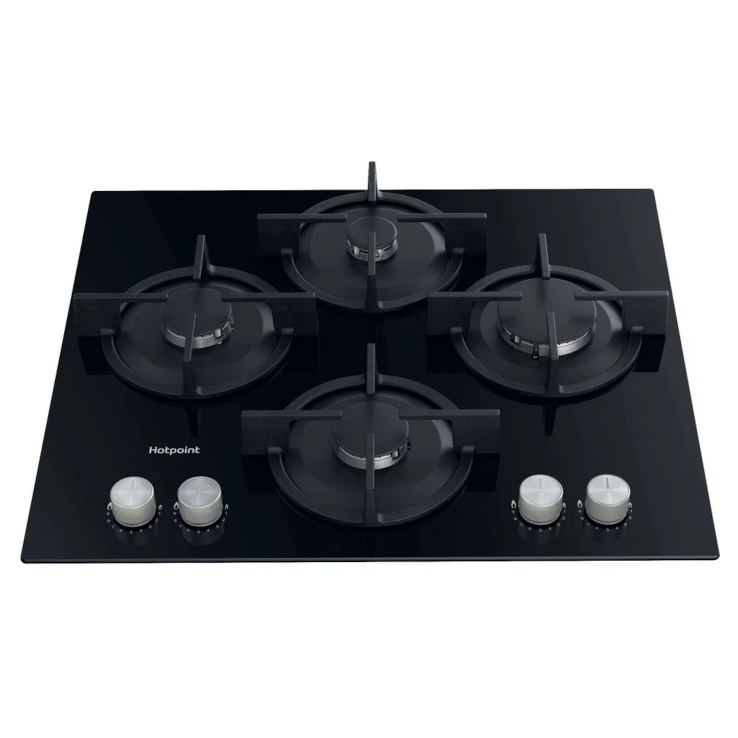Hotpoint HGS 61S BK 60cm 4 Burner Gas Hob - Black