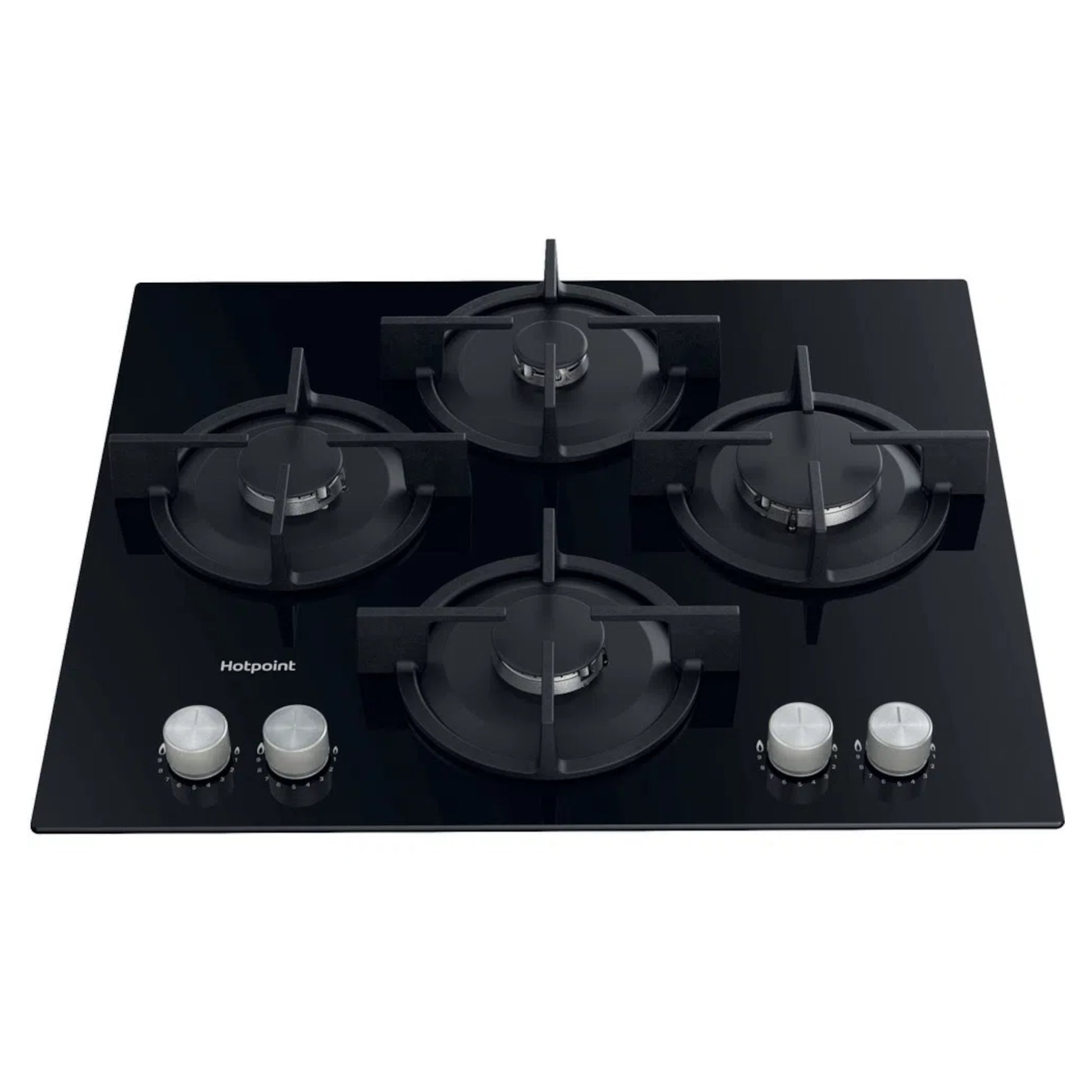 Hotpoint HGS 61S BK 60cm 4 Burner Gas Hob - Black
