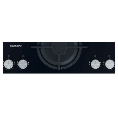 Hotpoint HGS 61S BK 60cm 4 Burner Gas Hob - Black
