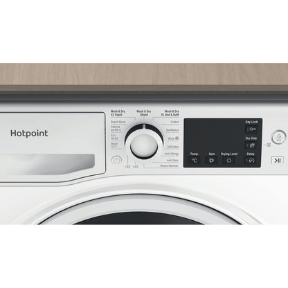 Hotpoint Anti-Stain 11kg Wash 7kg Dry 1600rpm Washer Dryer - NDB 11724 W UK