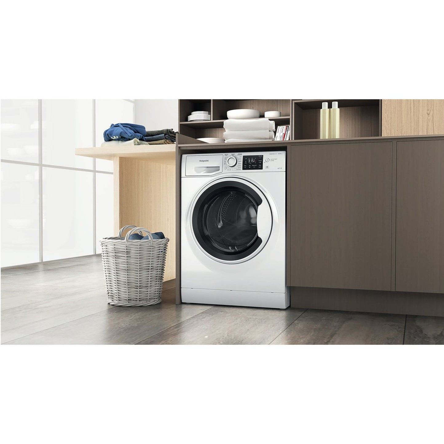 Hotpoint Anti-Stain 11kg Wash 7kg Dry 1600rpm Washer Dryer - NDB 11724 W UK
