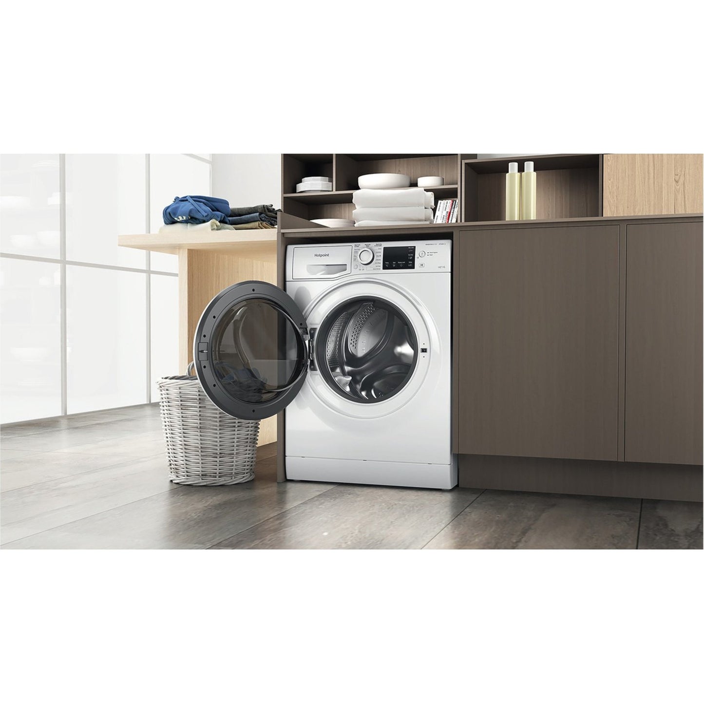 Hotpoint Anti-Stain 11kg Wash 7kg Dry 1600rpm Washer Dryer - NDB 11724 W UK