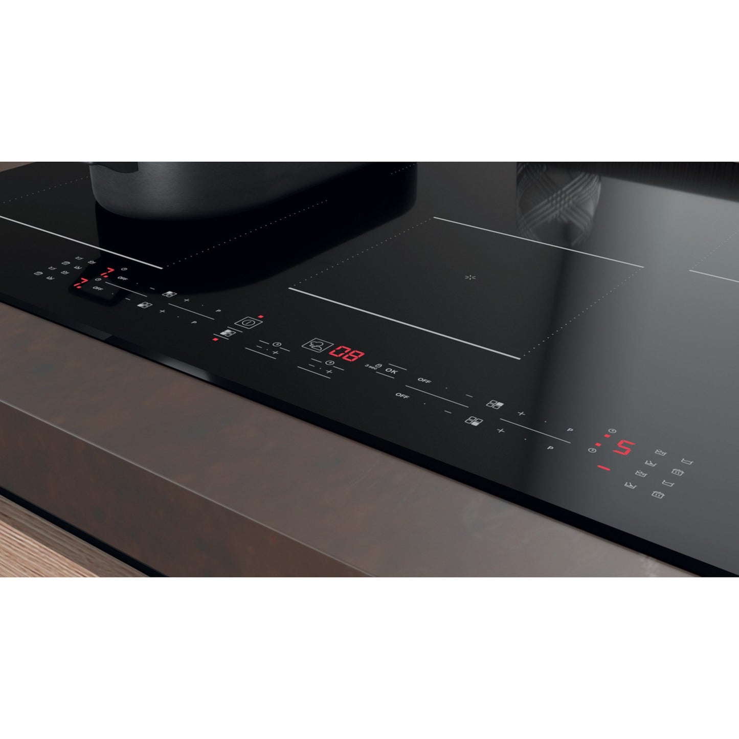 Hotpoint TB 3977B BF 77cm 4 Zone Induction Hob - Black