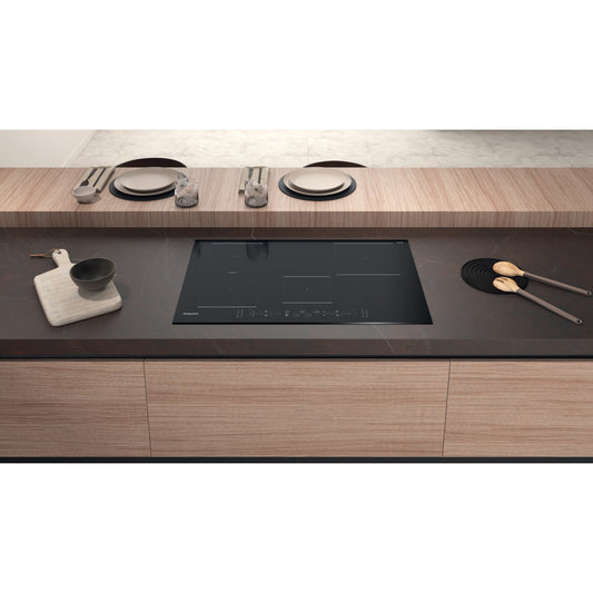 Hotpoint TB 3977B BF 77cm 4 Zone Induction Hob - Black