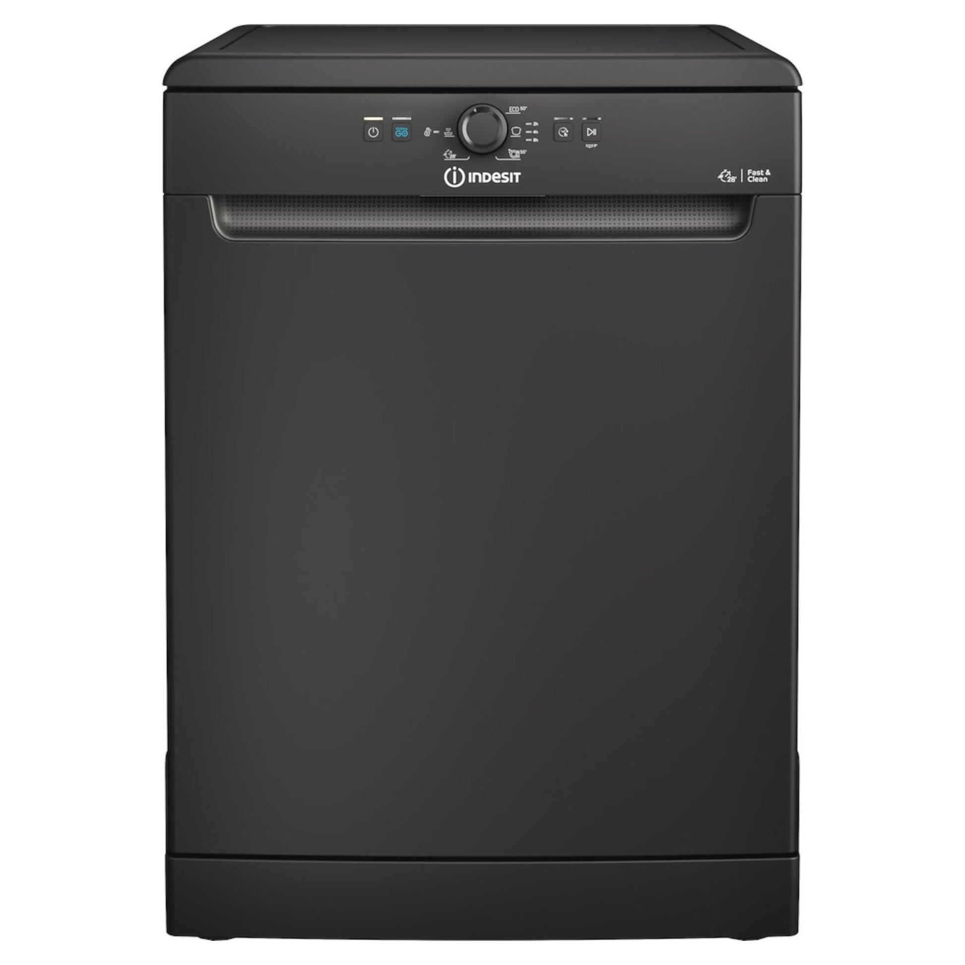 Indesit Push&Go Freestanding Full-Sized Dishwasher - D2F HK26 B UK