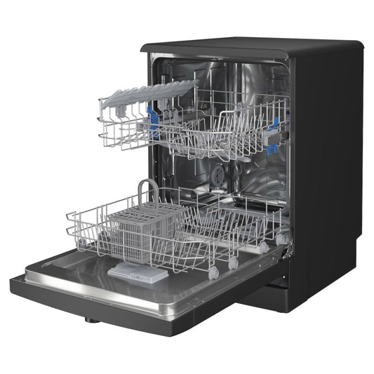 Indesit Push&Go Freestanding Full-Sized Dishwasher - D2F HK26 B UK
