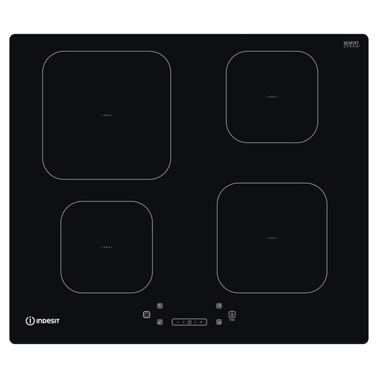Indesit IS 83Q60 NE 60cm 4 Zone Induction Hob Electric - Black