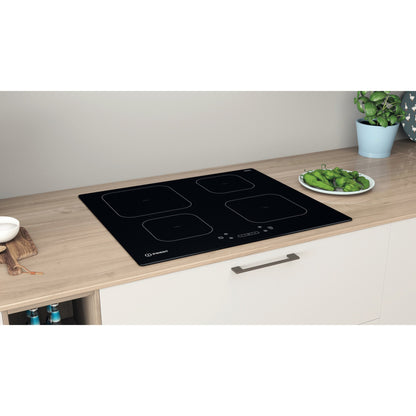 Indesit IS 83Q60 NE 60cm 4 Zone Induction Hob Electric - Black