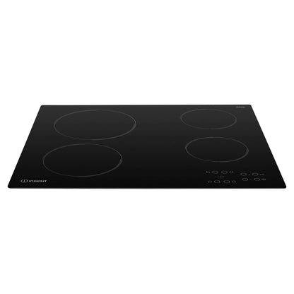 Indesit RI 161 C 60cm Built-In 4 Zone Ceramic Hob - Black