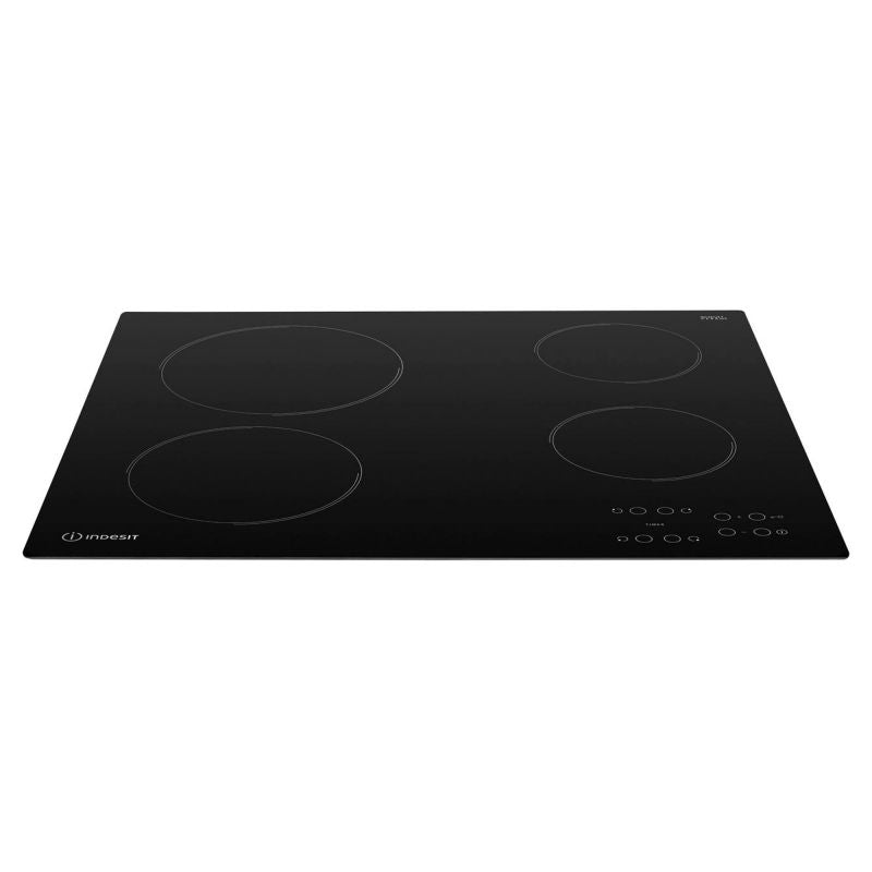 Indesit RI 161 C 60cm Built-In 4 Zone Ceramic Hob - Black
