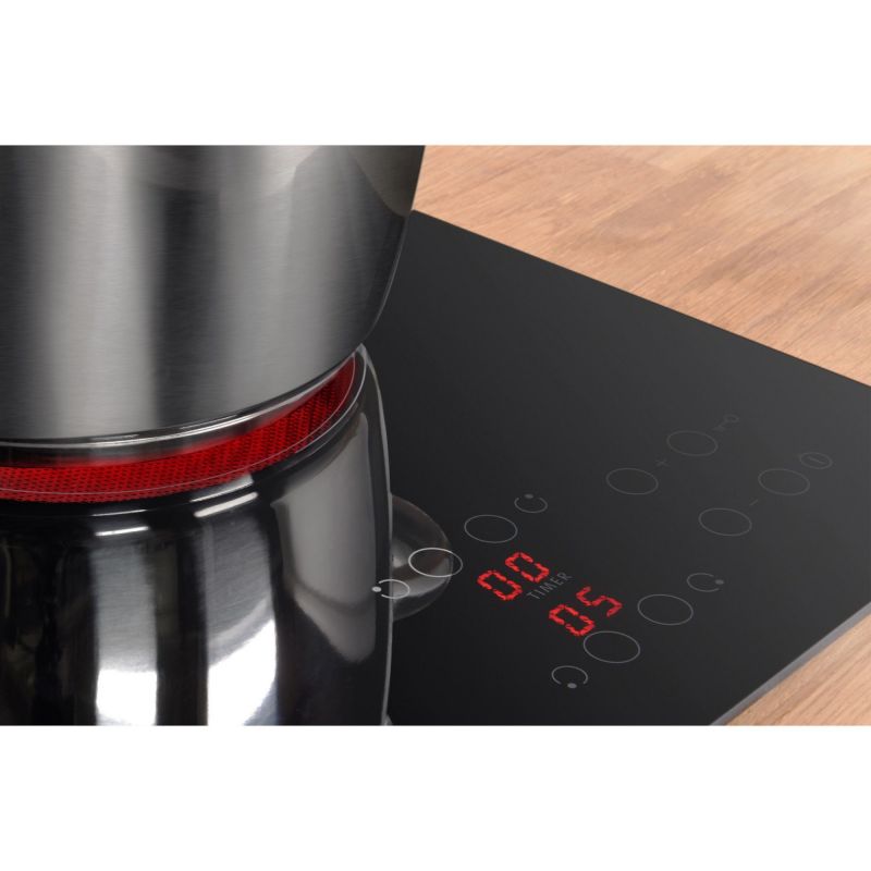 Indesit RI 161 C 60cm Built-In 4 Zone Ceramic Hob - Black