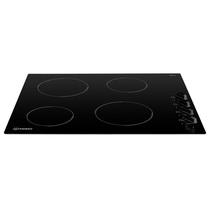 Indesit RI 860 C 60cm Built-In 4 Zone Ceramic Hob - Black