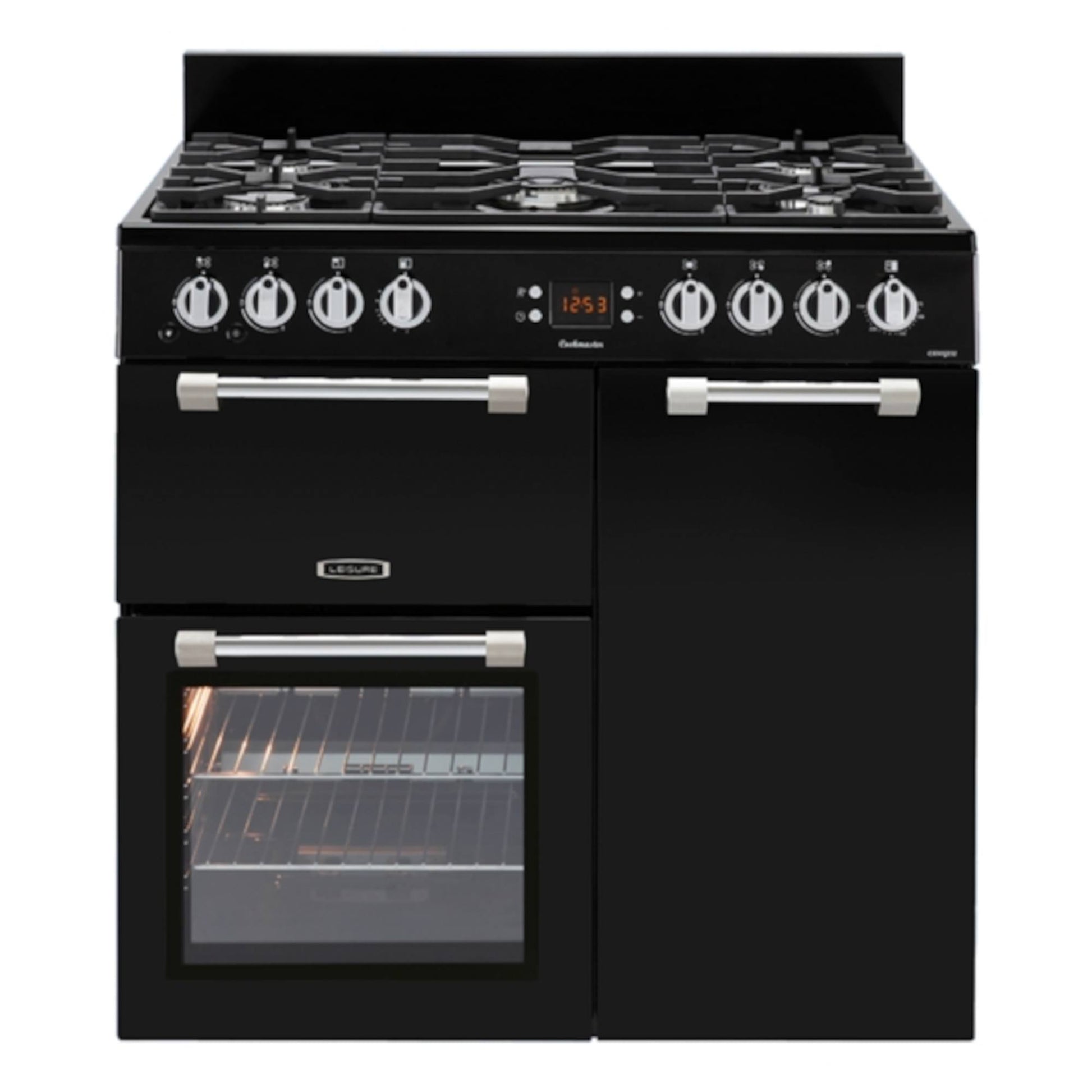 Leisure CK90G232K Cookmaster Gas 90cm Range Cooker - Black