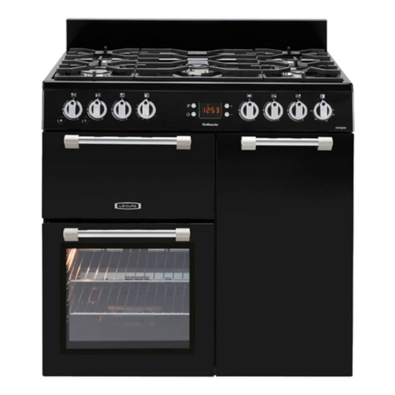 Leisure CK90G232K Cookmaster Gas 90cm Range Cooker - Black