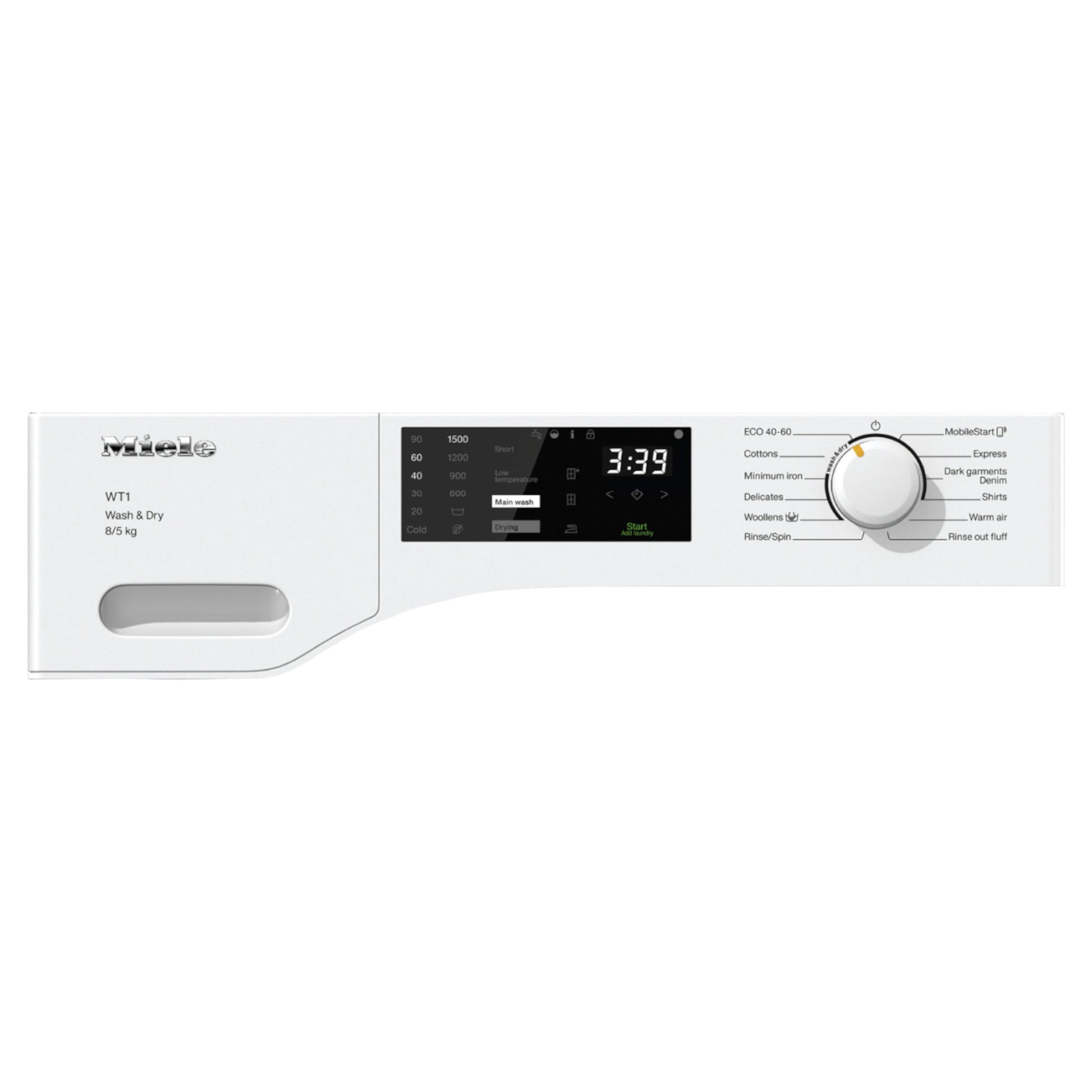 Miele 8kg Wash 5kg Dry 1500rpm Washer Dryer- WTD160 WCS