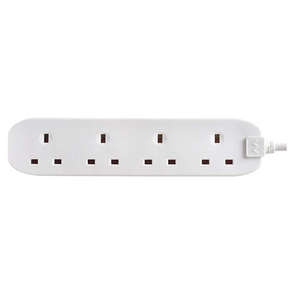 Masterplug BFG110N 1 Metre Four Socket Extension Lead