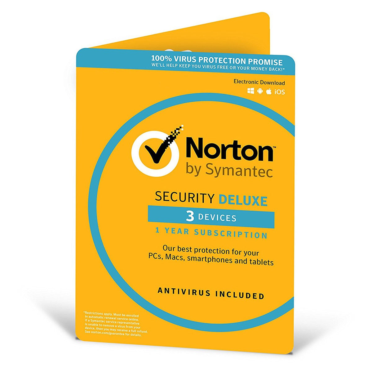 Norton 21384079-1DEVICE Anti-Virus One Year Three Devices