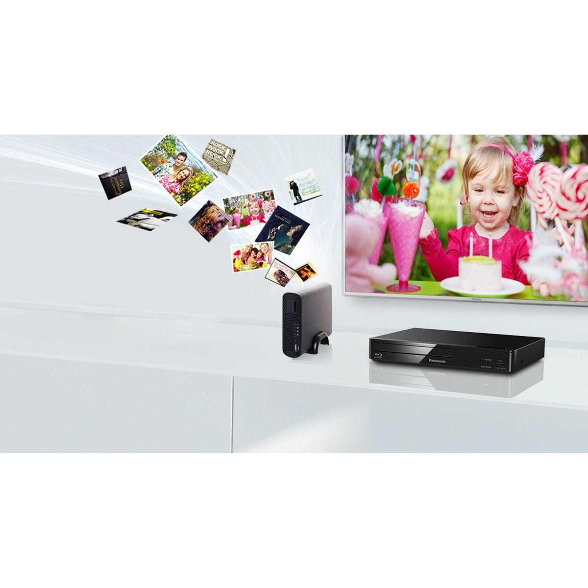 Panasonic DMP-BD84EB-K 2D Smart Blu-Ray & DVD Player