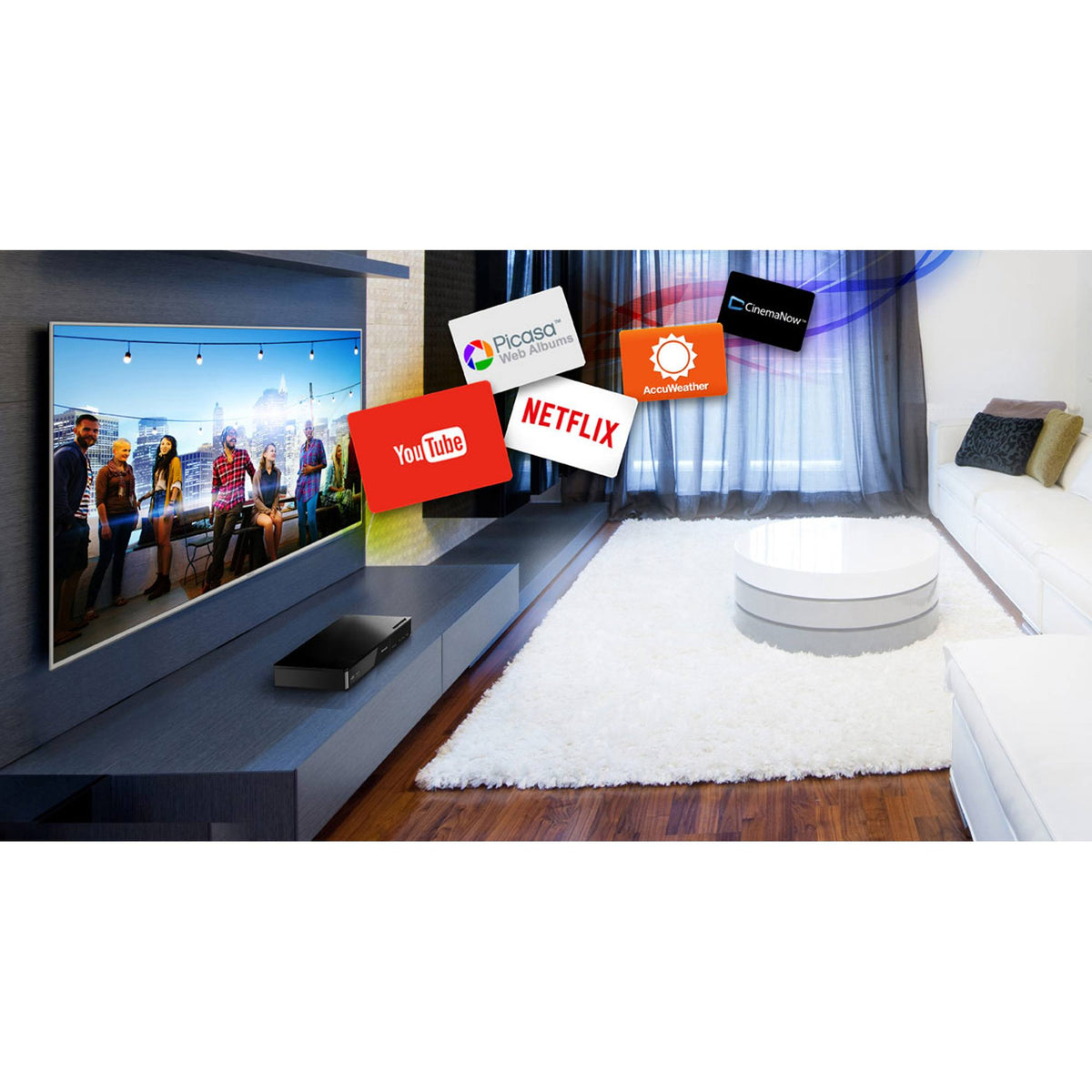 Panasonic DMP-BD84EB-K 2D Smart Blu-Ray & DVD Player