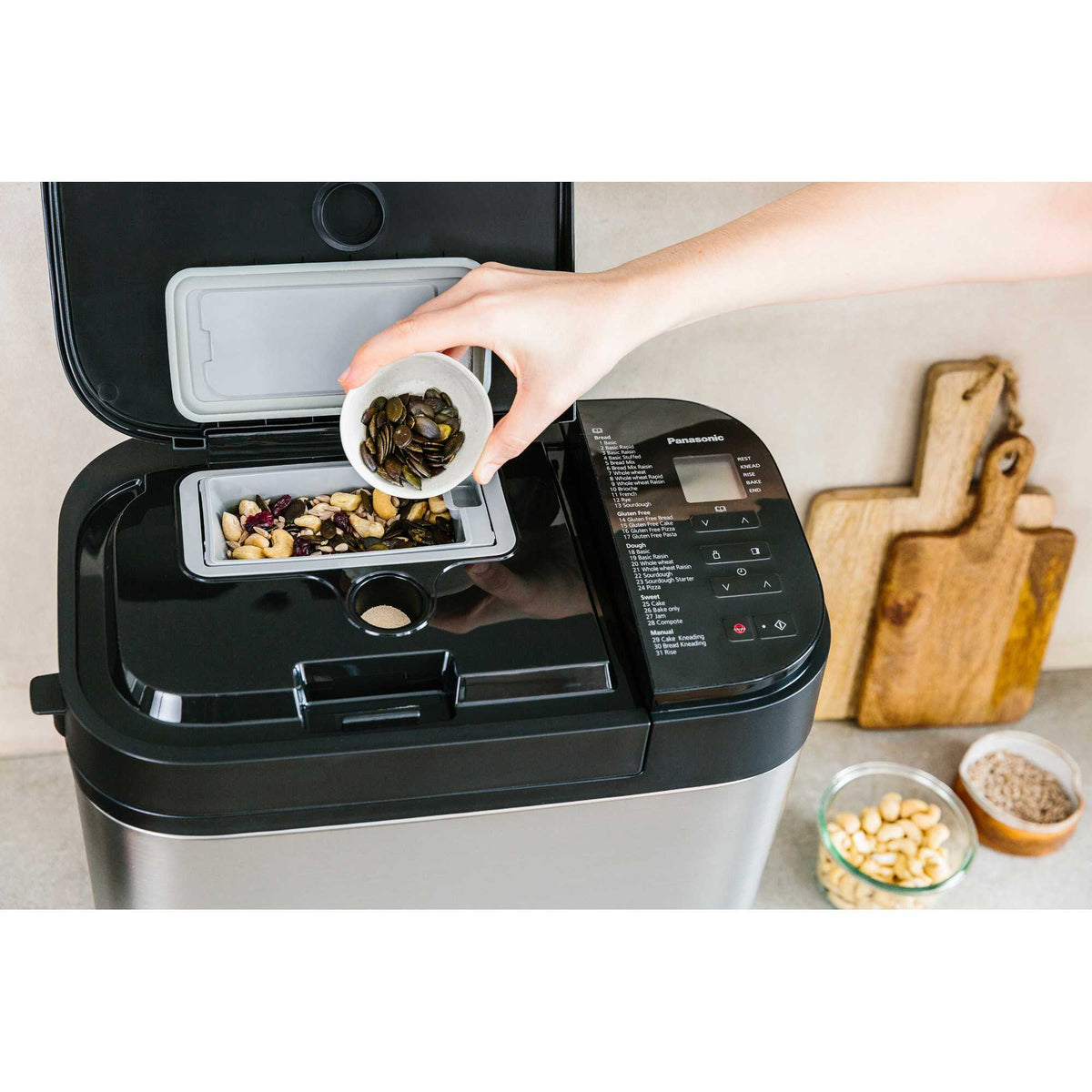 Panasonic SD-YR2550 Fully Automatic Breadmaker - Silver